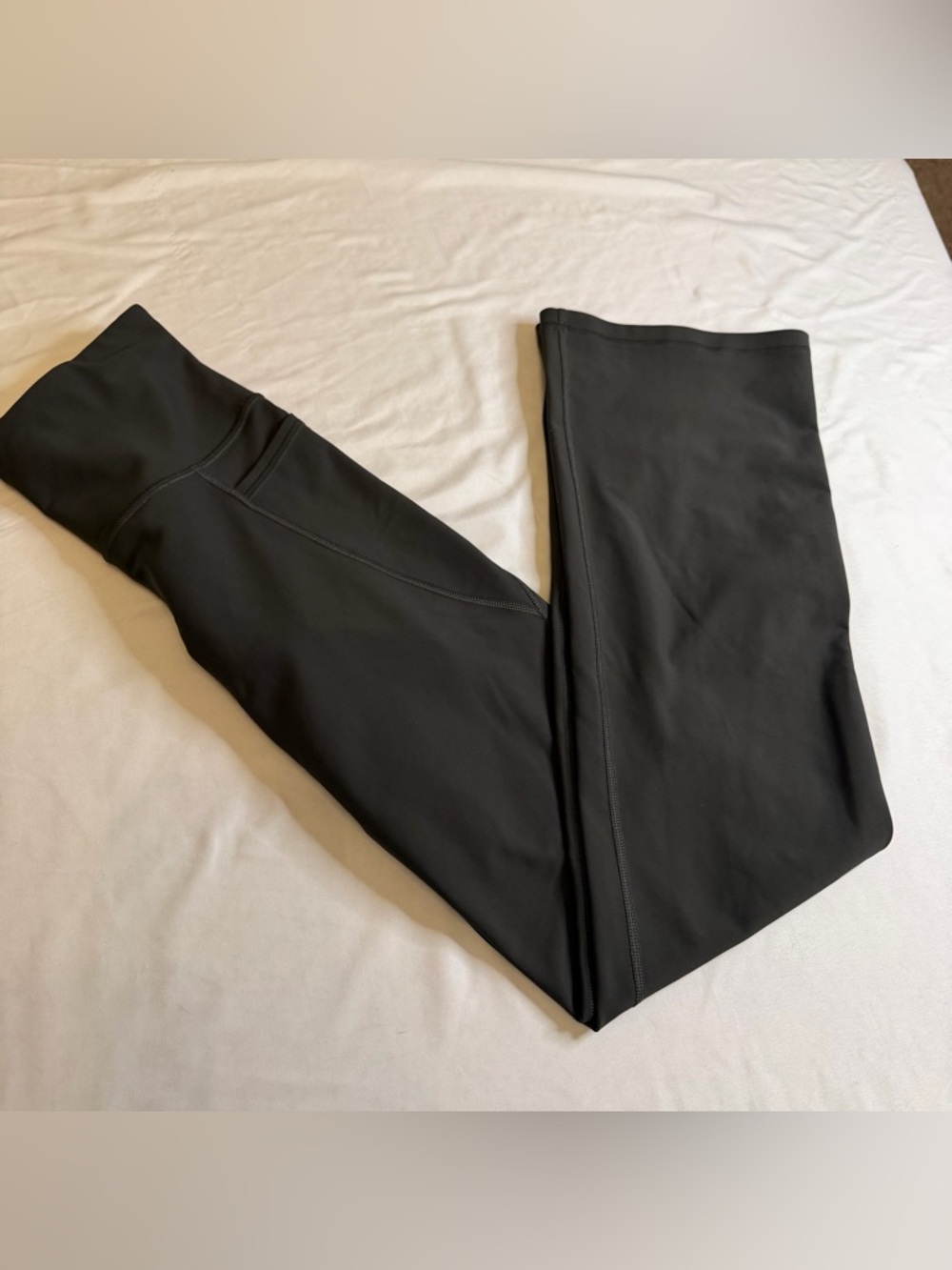 Old Navy Active Powersoft Flare Leggings Green Small High Rise Yoga Pants